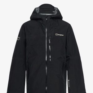 Berghaus RIDGE-SEEKER GTX JKT BLK/BLK takki kalvolla, koko L + SEA TO SUMMIT Ultra-Sil Dry Day Pack Harmaa reppu