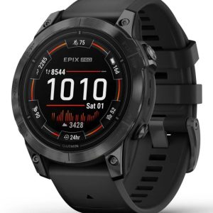 Garmin epix Pro (Gen 2) 3,3 cm (1,3") AMOLED 47 mm Digitaalinen 416 x 416 pikseliä Kosketusnäyttö Harmaa Wi-Fi GPS (satelliitti)