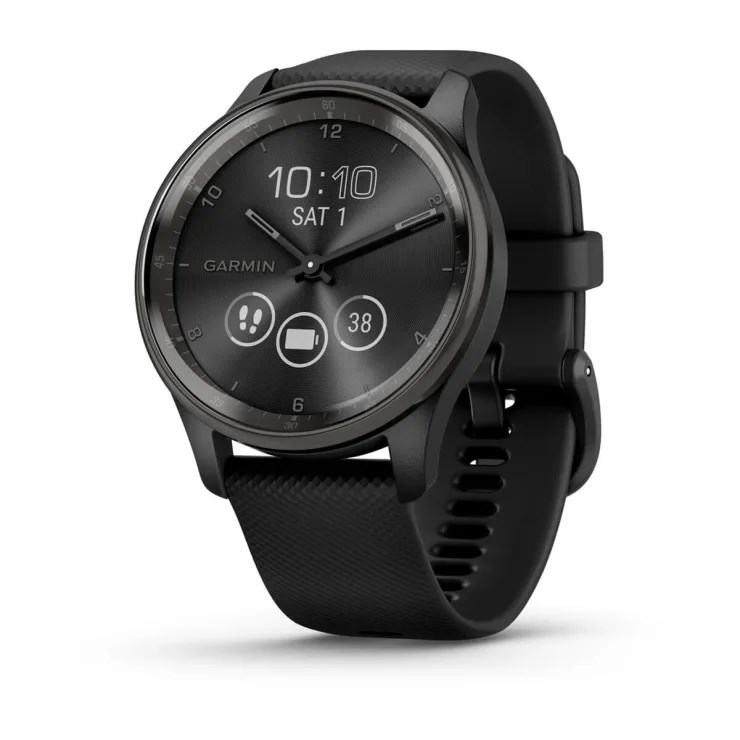 Garmin vivomove Trend LCD 40 mm hybridi 254 x 346 pikseliä kosketusnäyttö Musta GPS (satelliitti)
