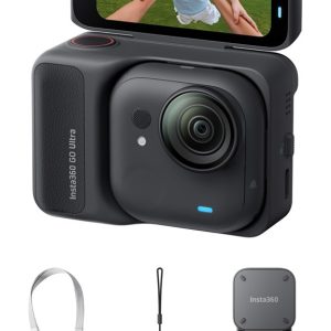 Insta360 GO Ultra Standard Musta toiminta-urheilukamera 4K Ultra HD 25,4 / 1,28 mm (1 / 1,28") Wi-Fi 52,9 g